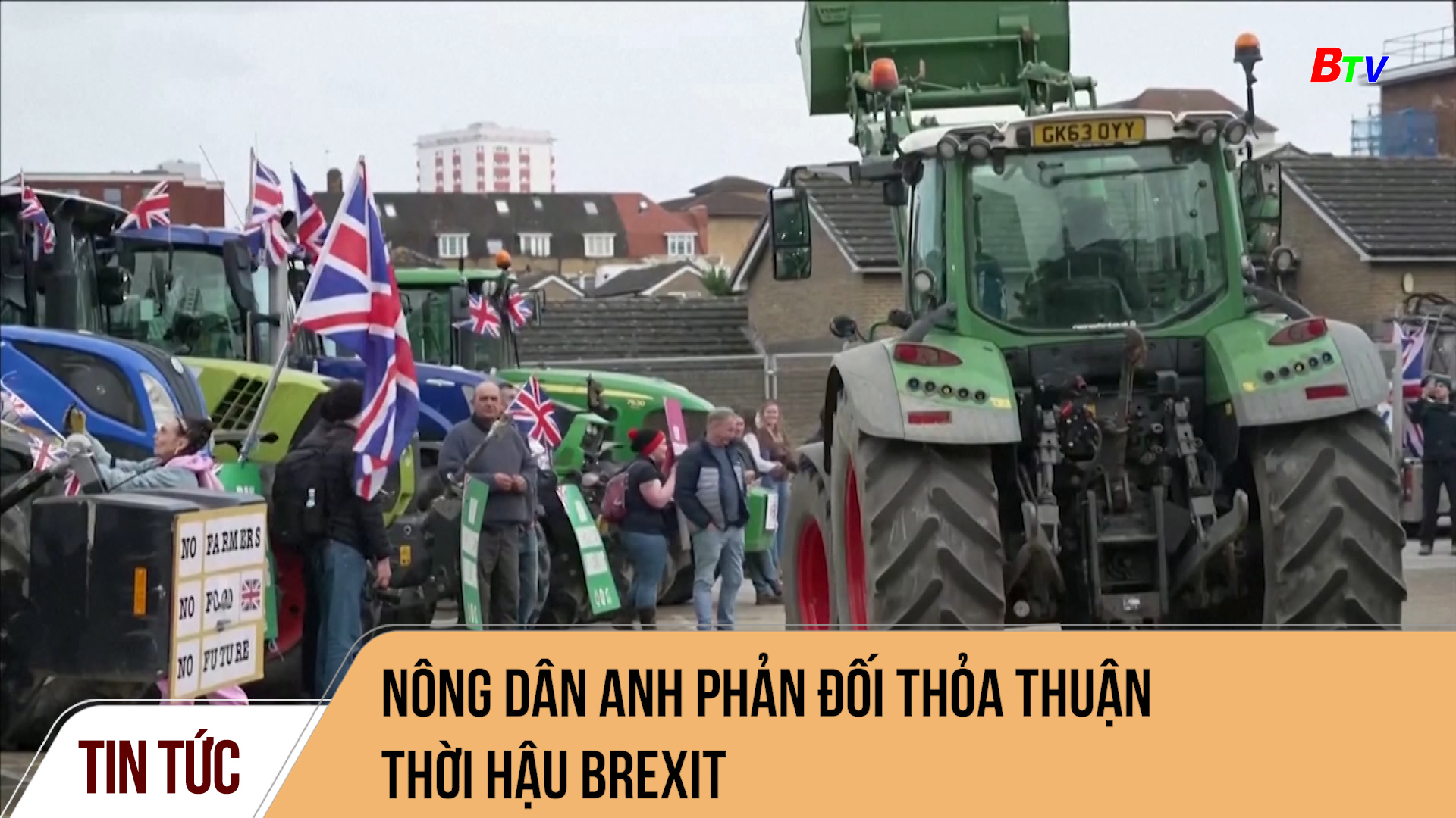 Nông dân anh phản đối thỏa thuận thời hậu Brexit